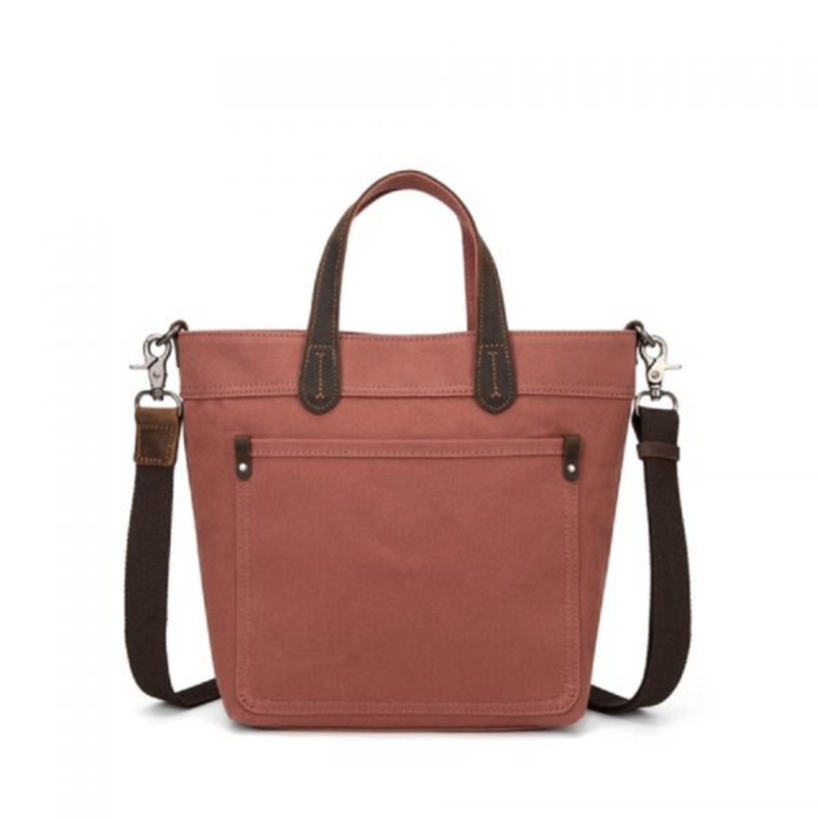 Small Waxed Canvas Tote - Rust
