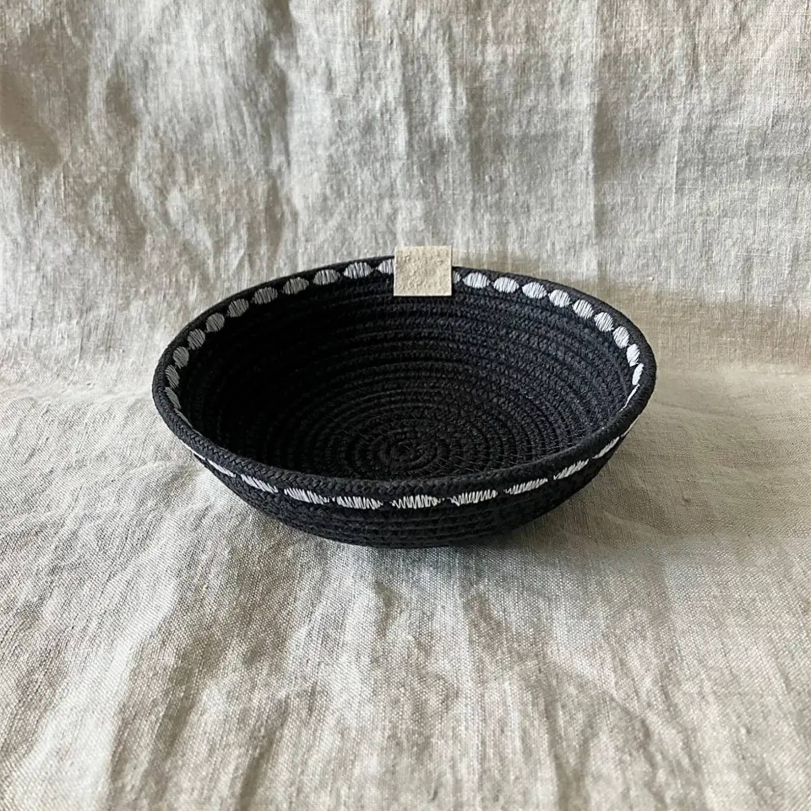 Black Trinket Rope Bowl