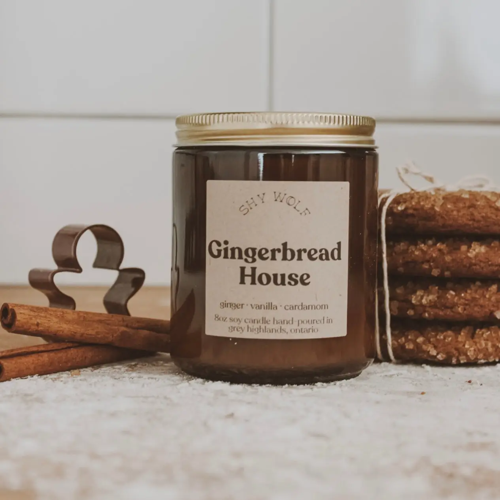 Soy Candle Gingerbread House