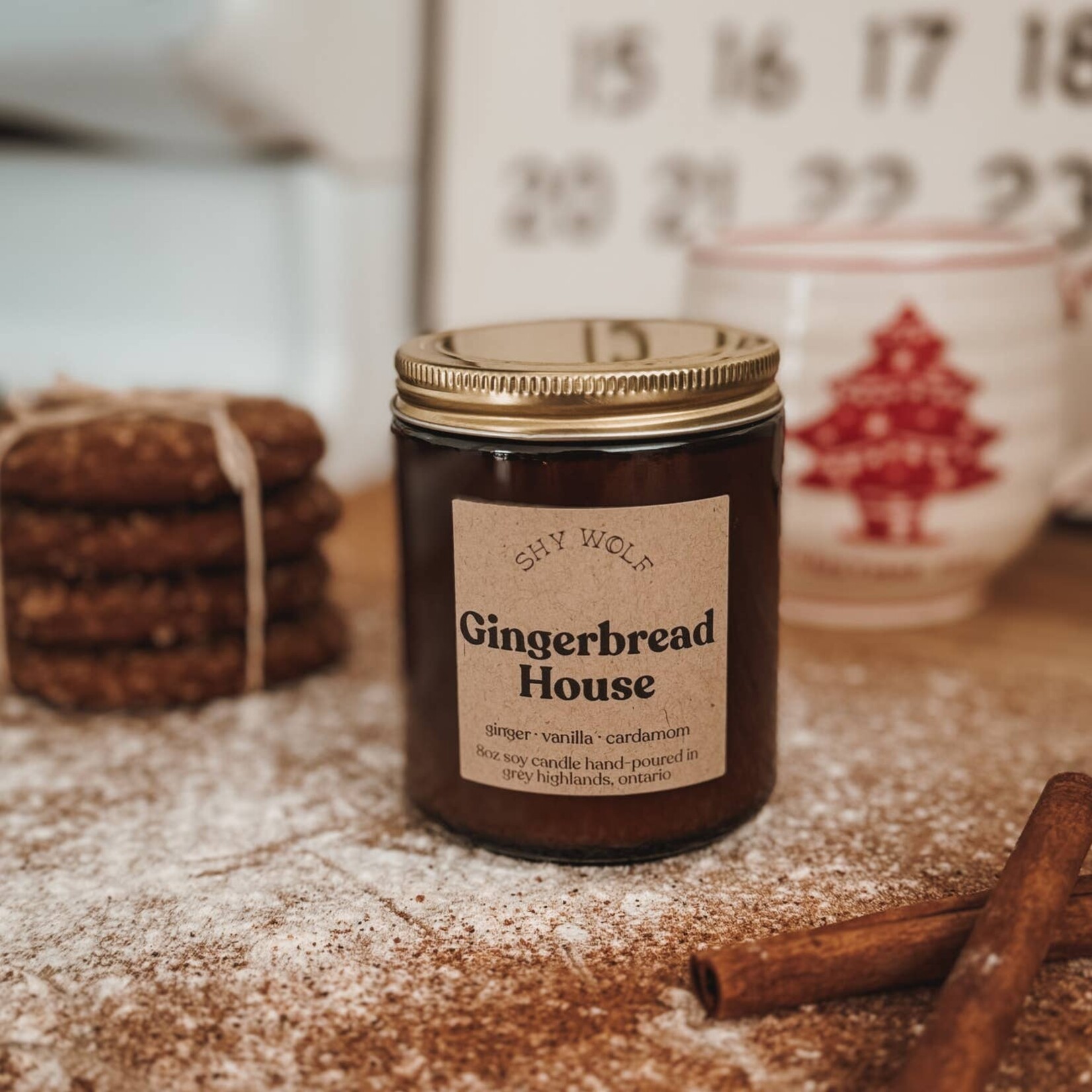 Soy Candle Gingerbread House