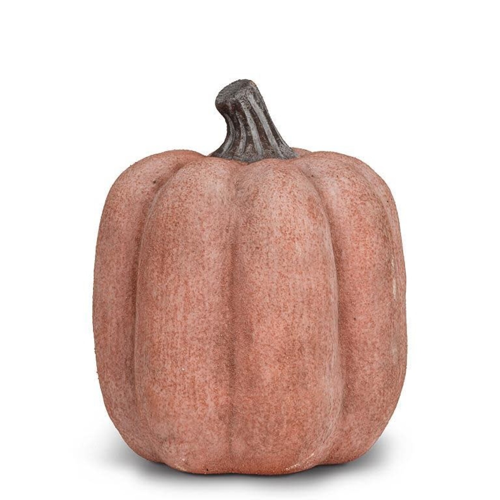 Tall Dark Orange Terracotta Pumpkin