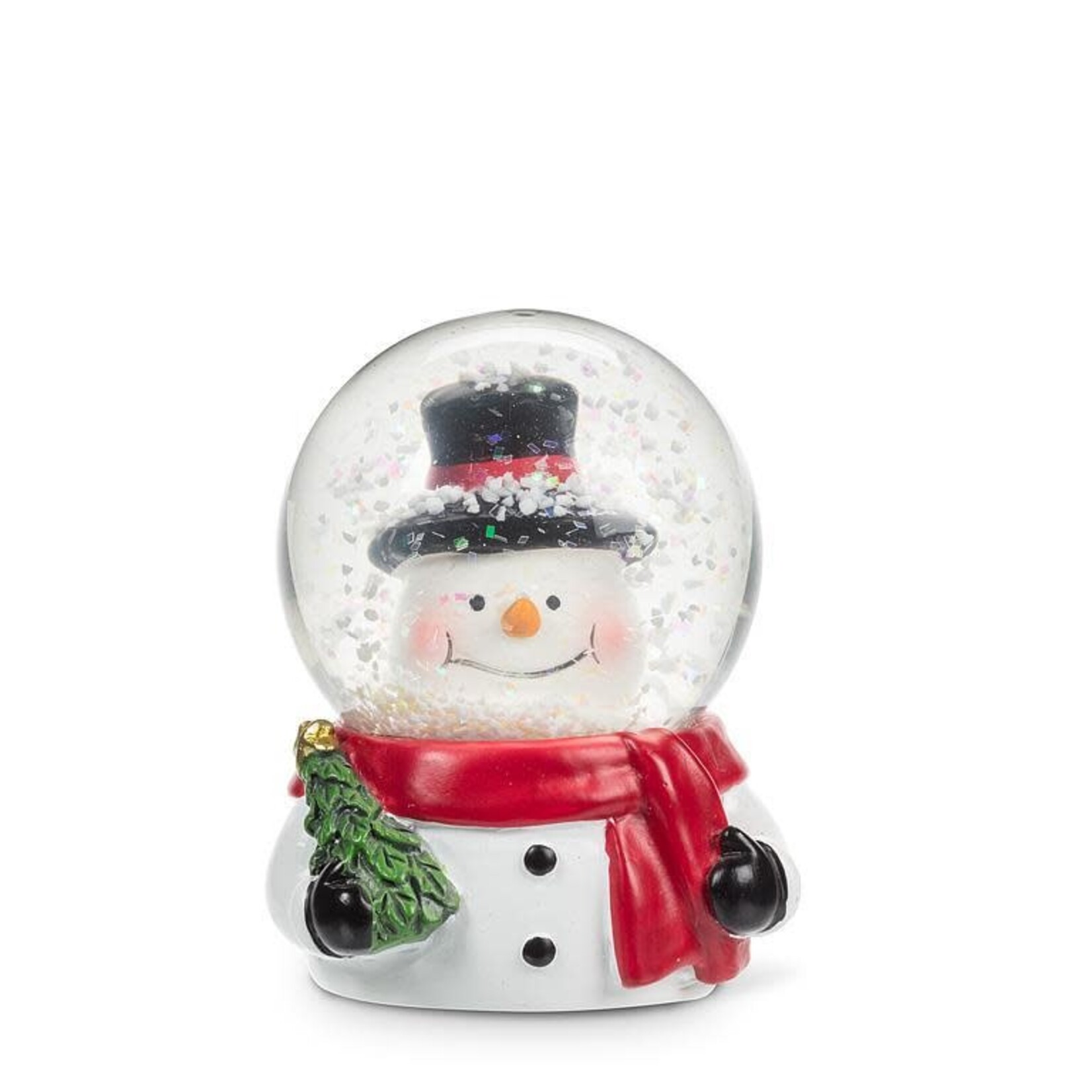 Snowman Head in Snow Globe