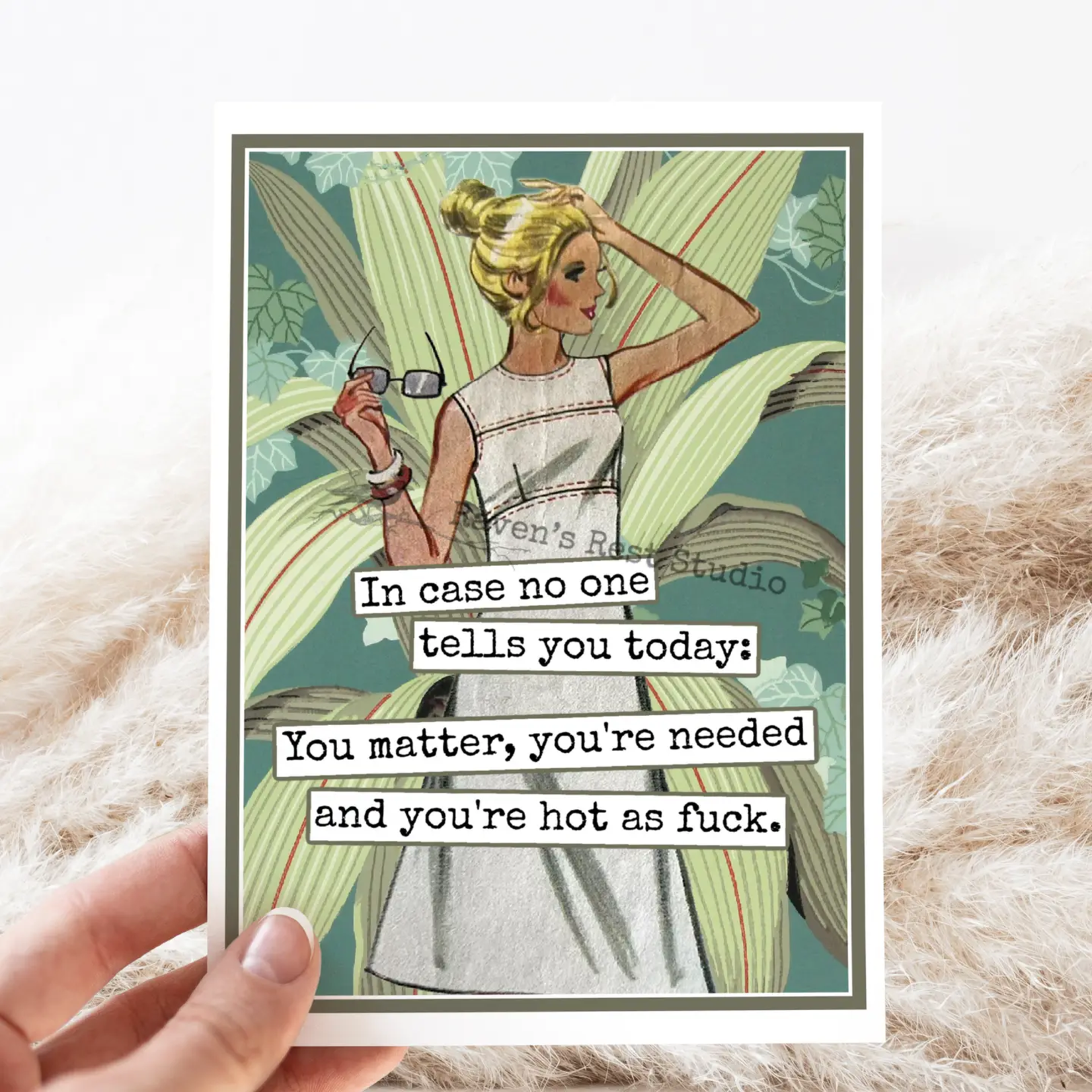 Hot As Fuck Friendship Card