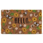 Daisies & Bees Hello Doormat