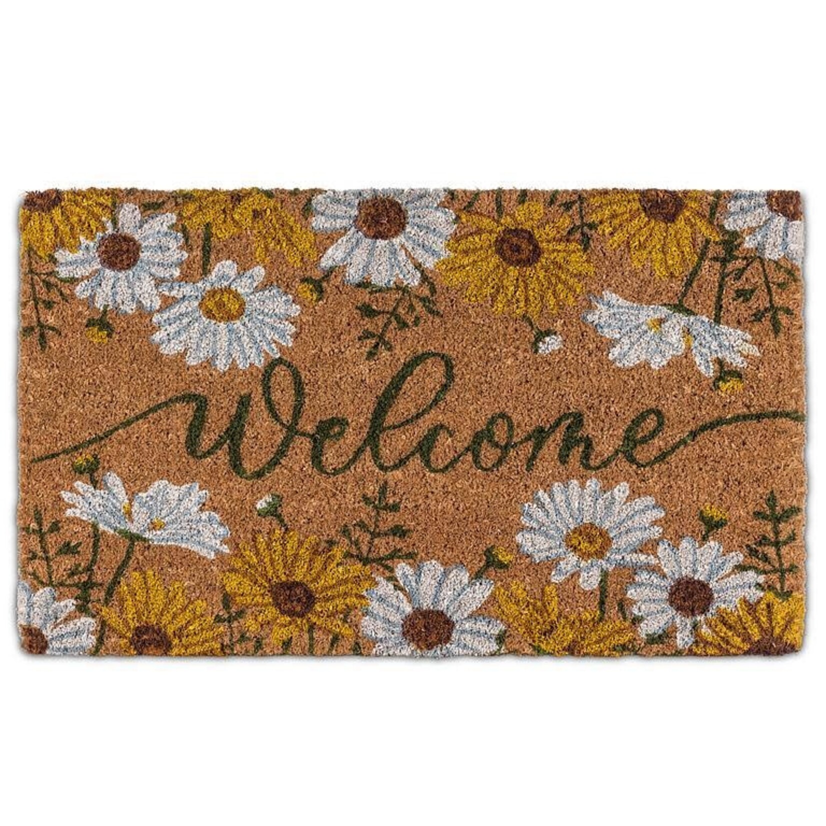 Daisies Welcome Doormat