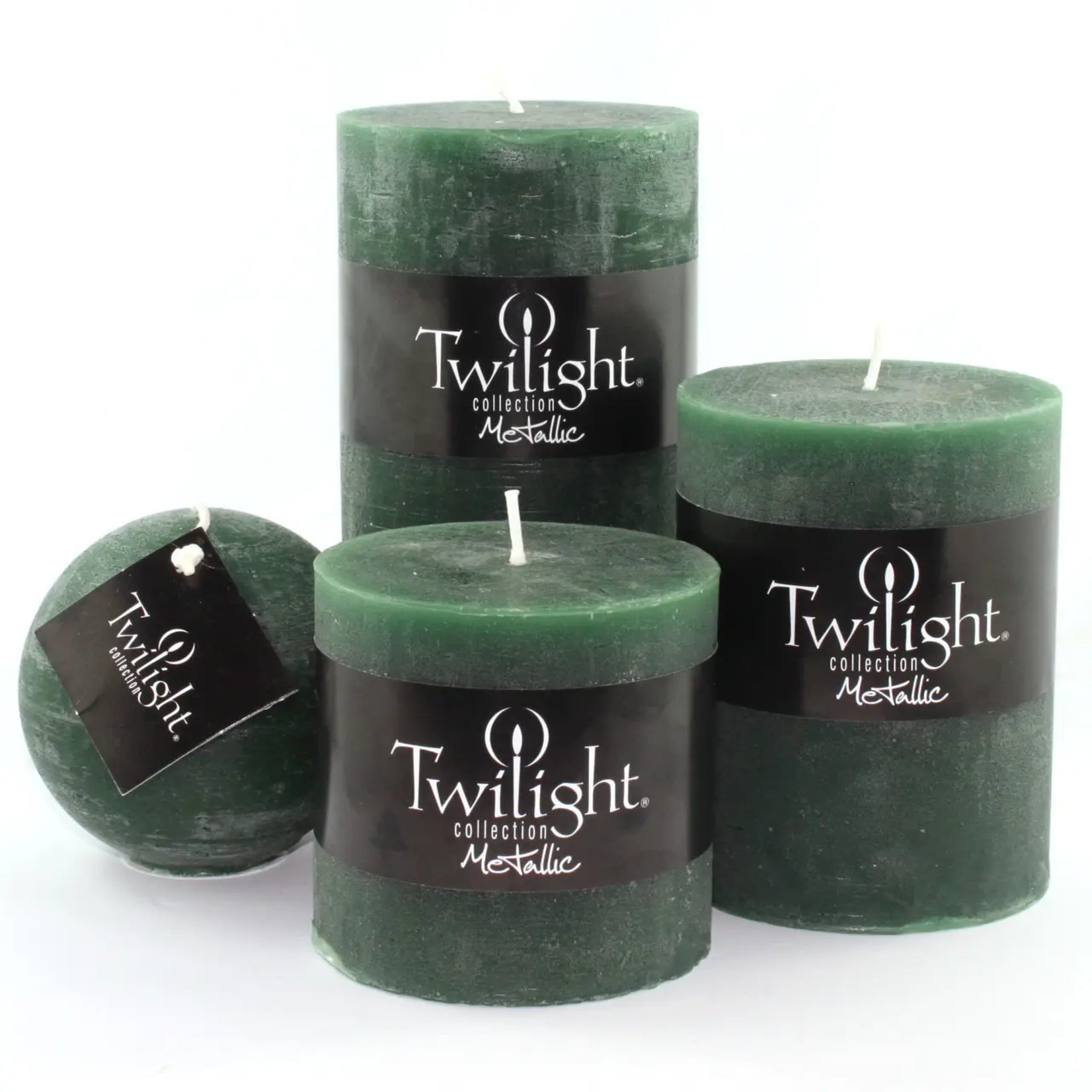 Forest Green Pillar Candle - 3x6