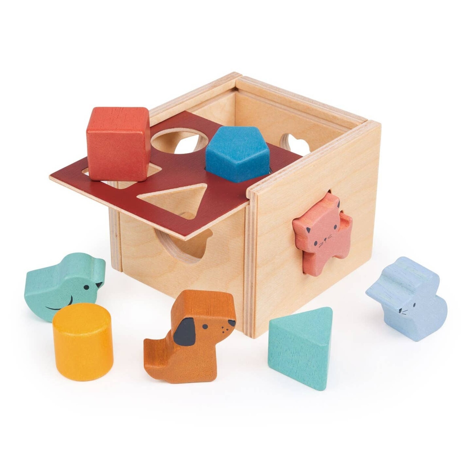 Wood Shape Sorting Cube