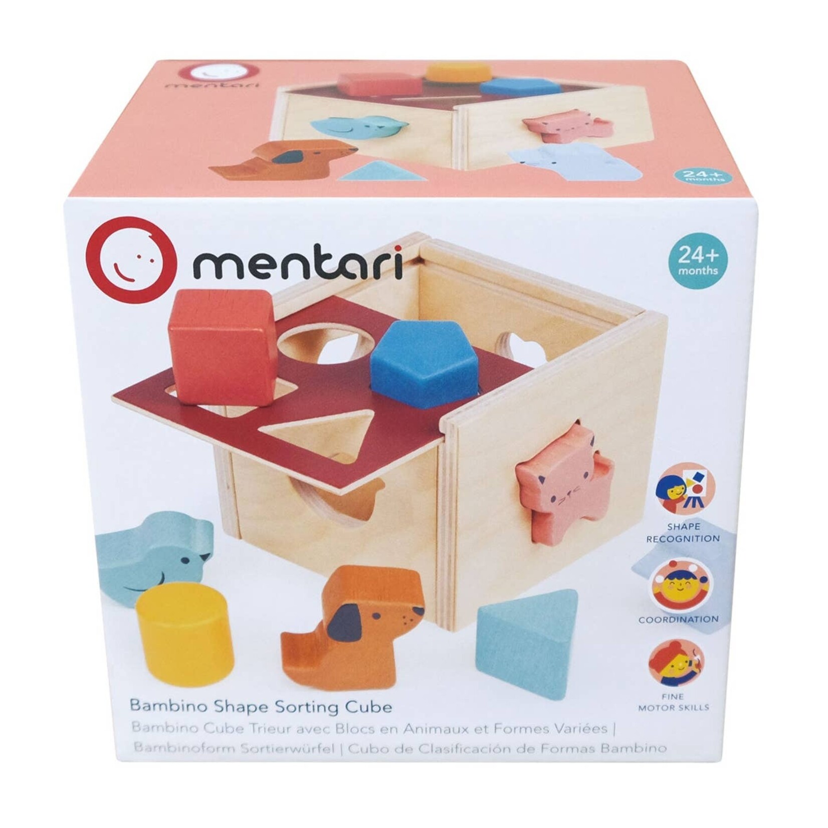 Wood Shape Sorting Cube