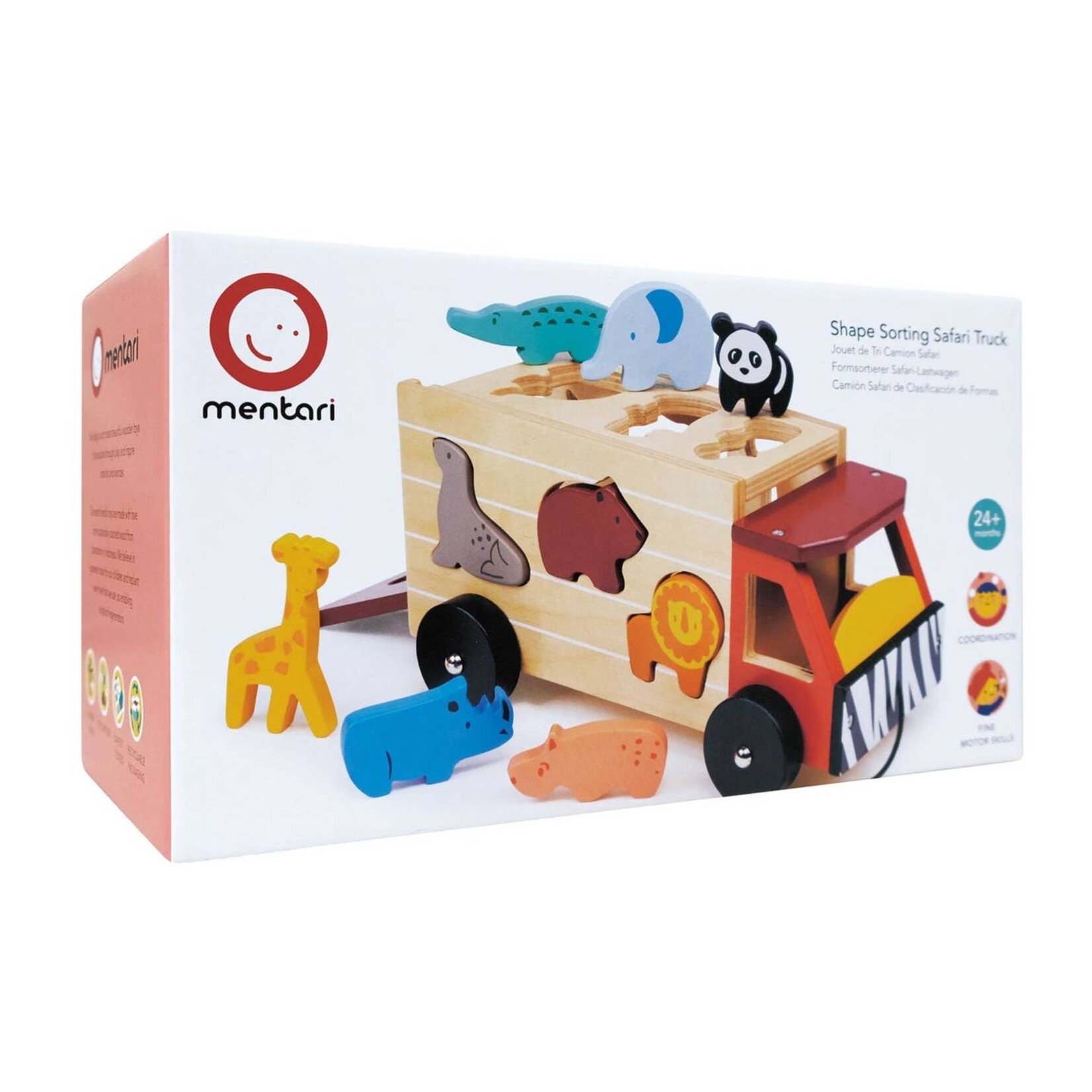 Wood Shape Sorting Safari Truck