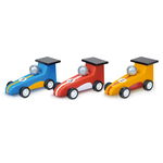 Wood Pullback Racers