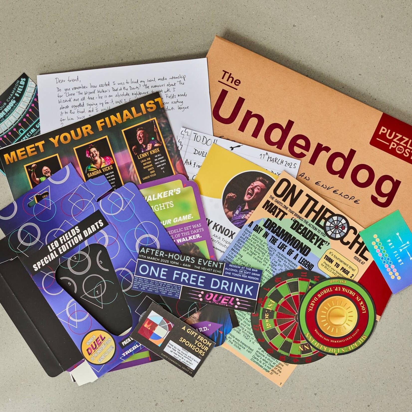 Escape Room in an Envelope - The Underdog