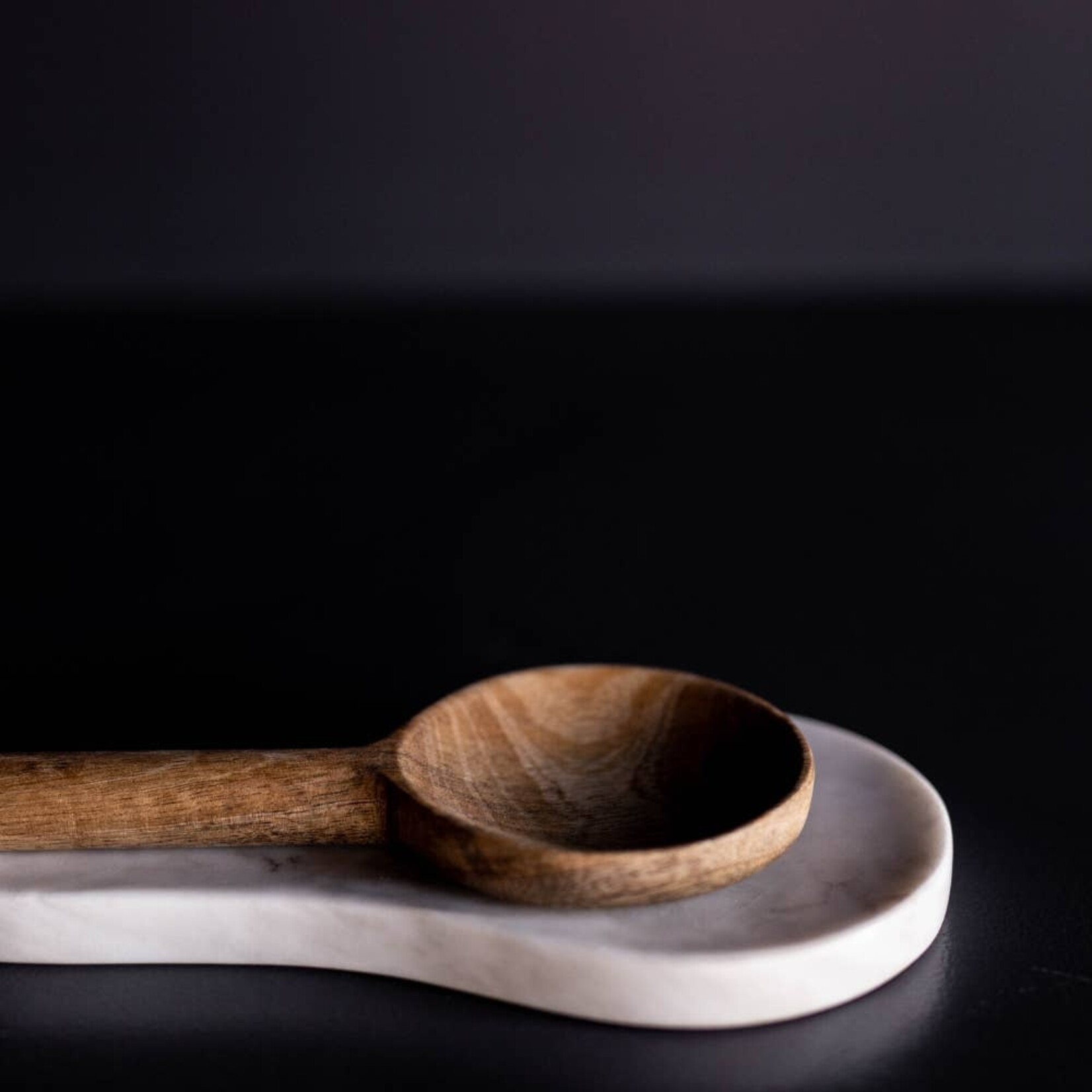Hand Cut Marble Spoon Rest