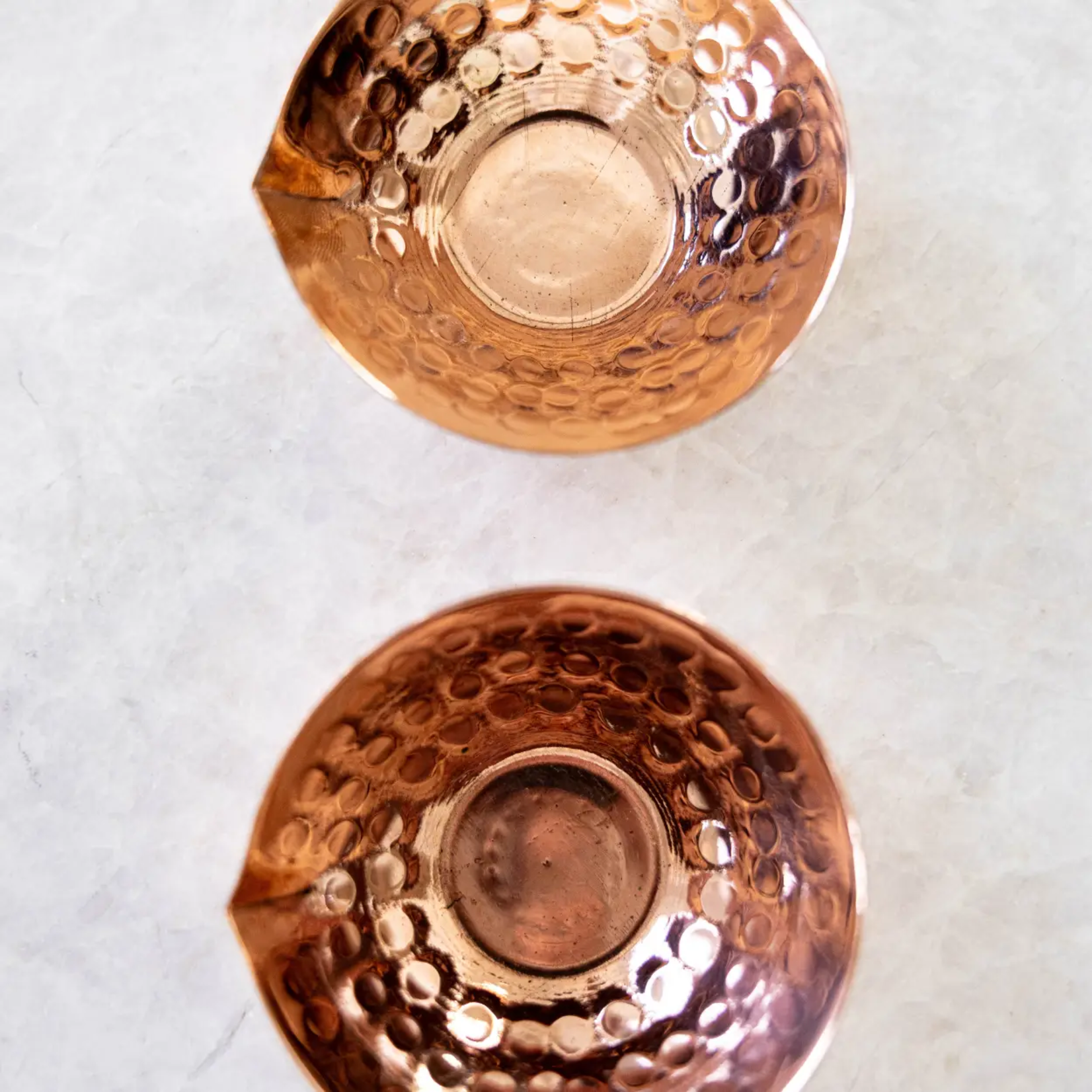 Hammered Copper Pinch Pot