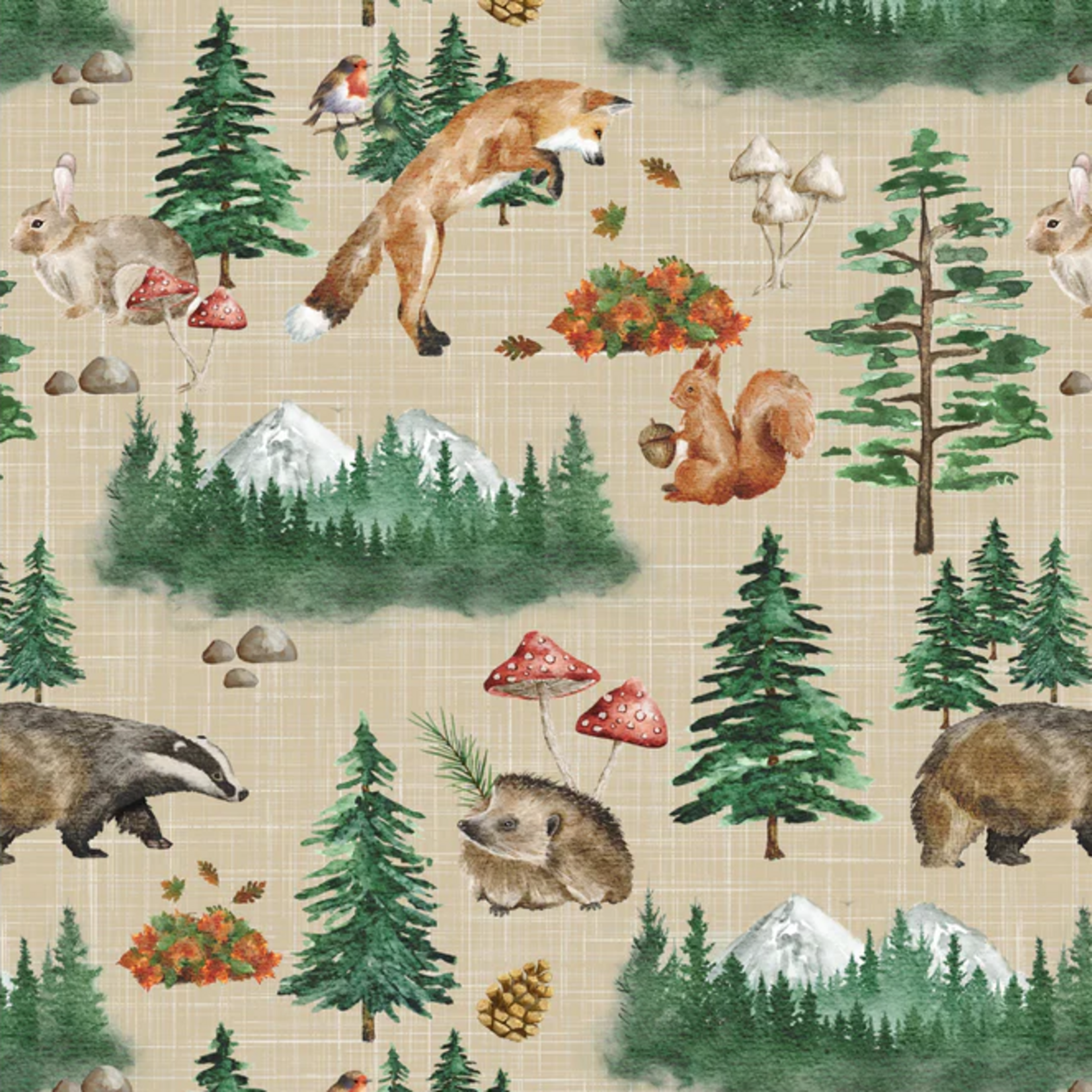 Forest Critters Baby Blanket
