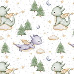 Dragon Clouds Baby Blanket