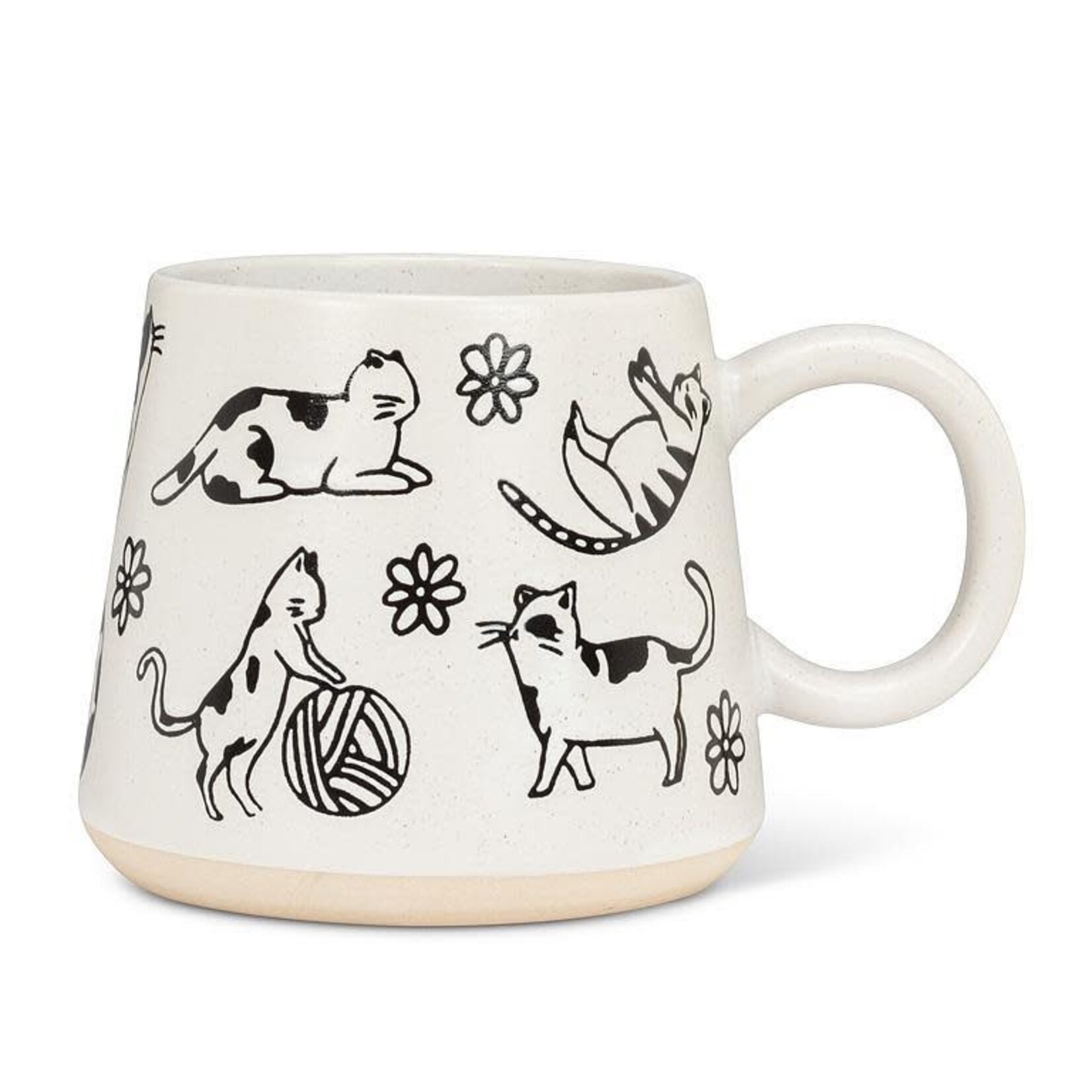 Oversized Cat Drawing Mug - 17oz