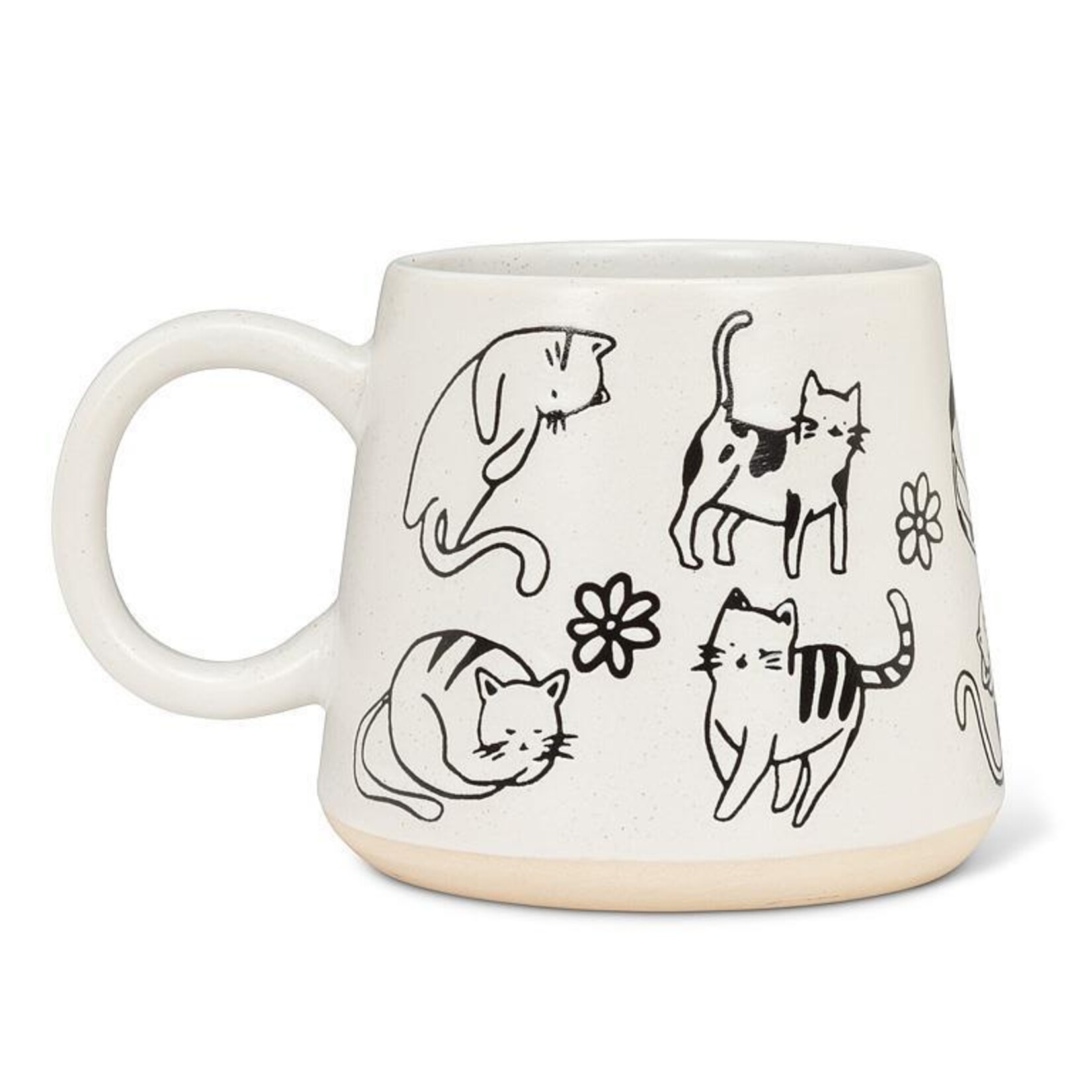 Oversized Cat Drawing Mug - 17oz