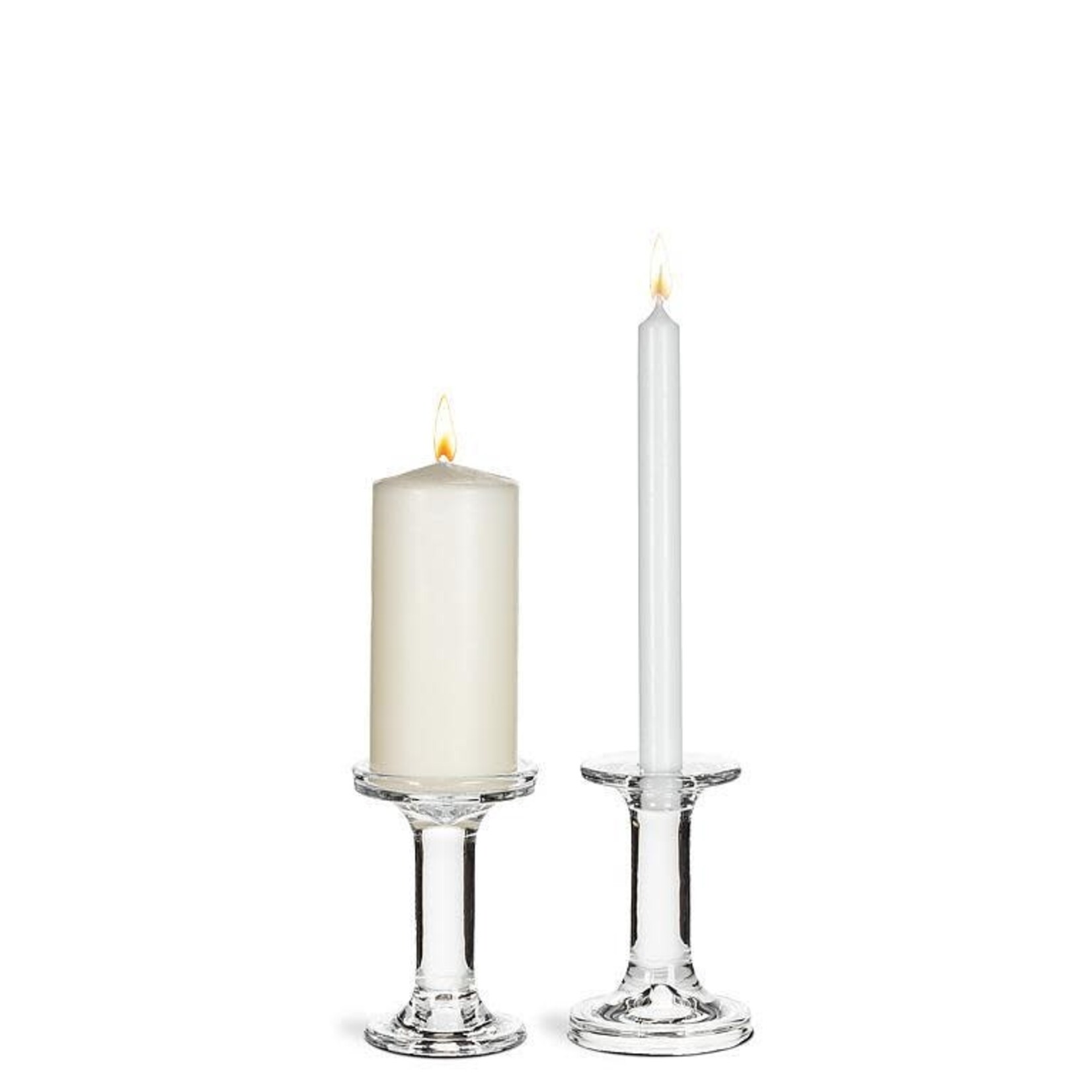 Modern Glass Candle Holder - Small
