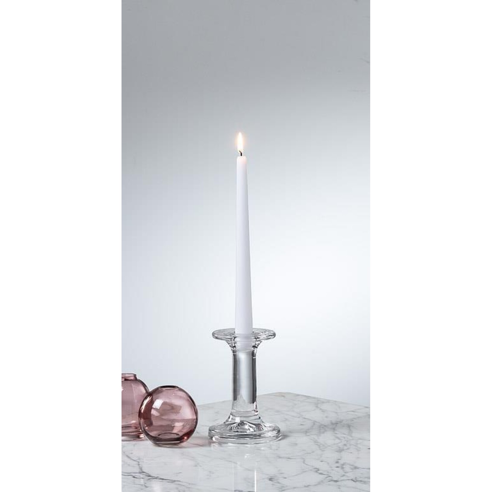 Modern Glass Candle Holder - Small