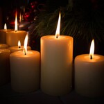 Smooth Pillar Beeswax Candle - 3x6