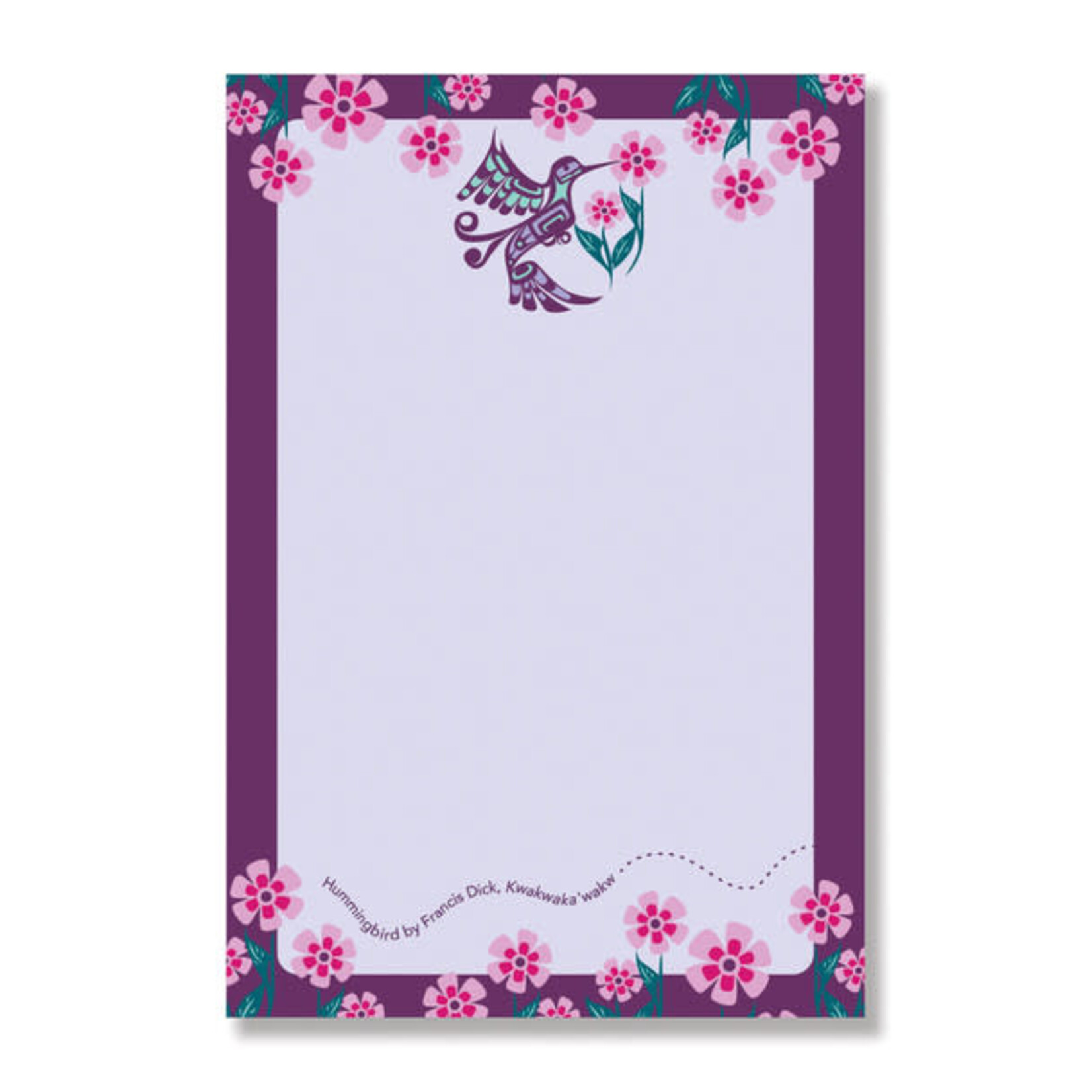 Notepad - Hummingbird by Francis Dick