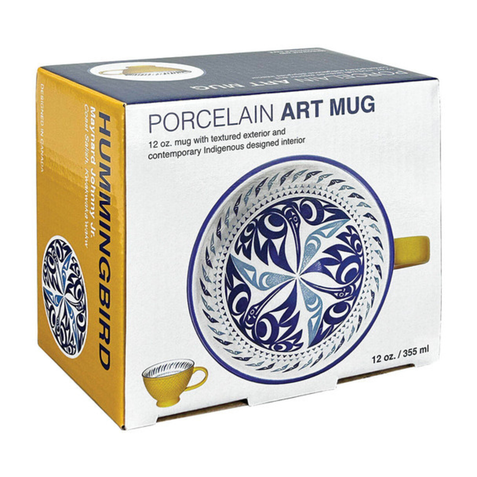 Hummingbird Porcelain Mug - Maynard Johnny Jr.