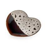 Two-Toned Ceramic Heart Shaped Trinket Dish