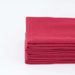 Organic Brushed Cotton Non-Paper Towel - Cranberry - 6-pack