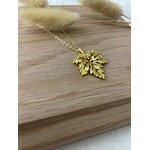 Gold Maple Leaf Necklace