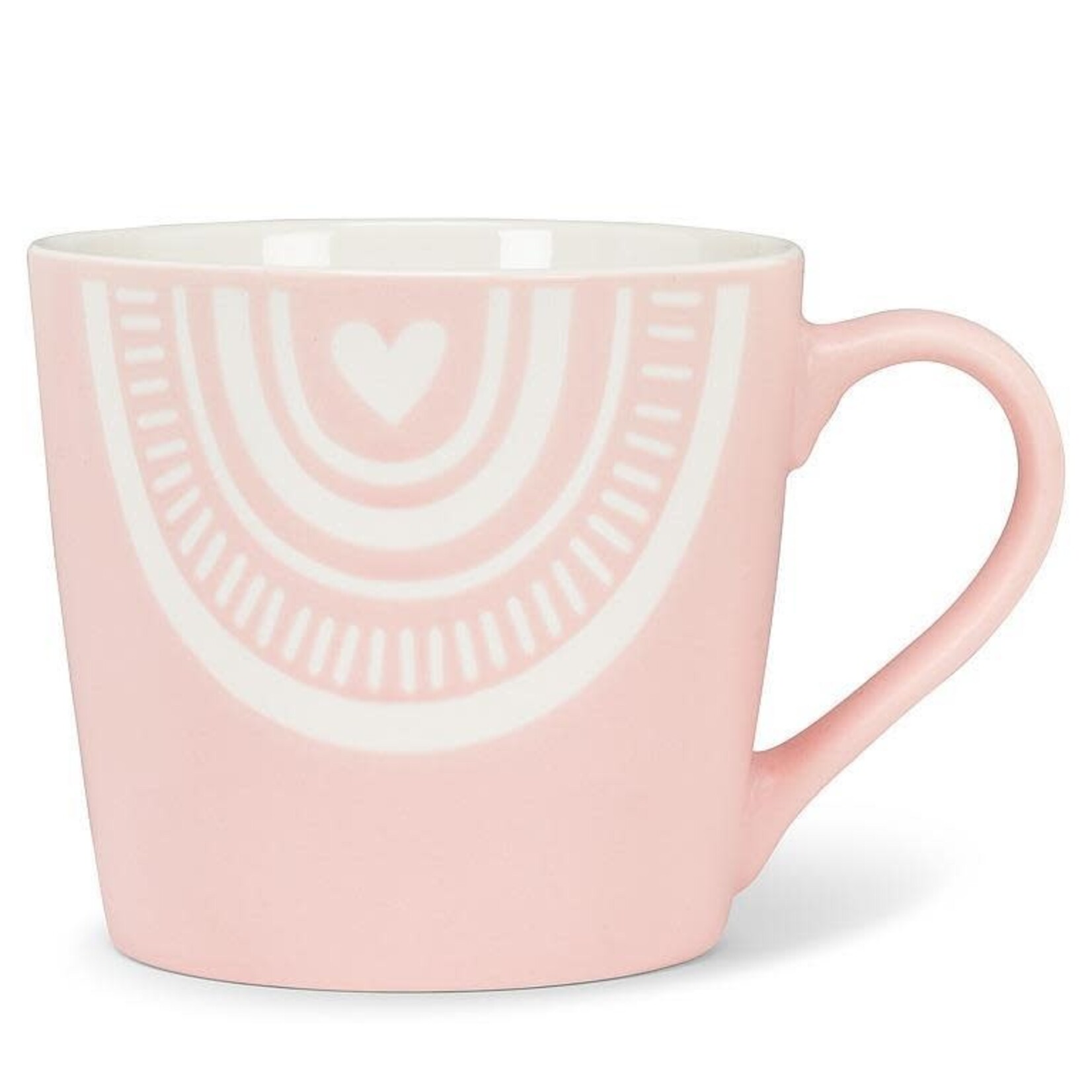 Pink Porcelain Heart Mug