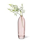 Dark Rose Tall Glass Bud Vase