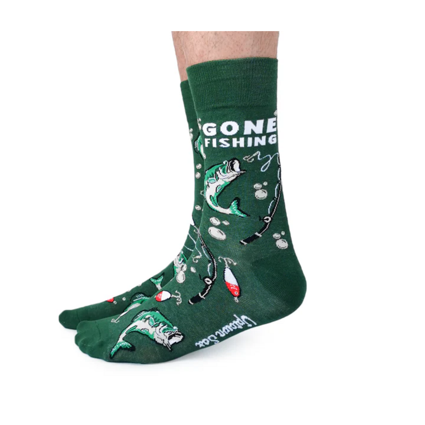 Gone Fishing Socks - M/L