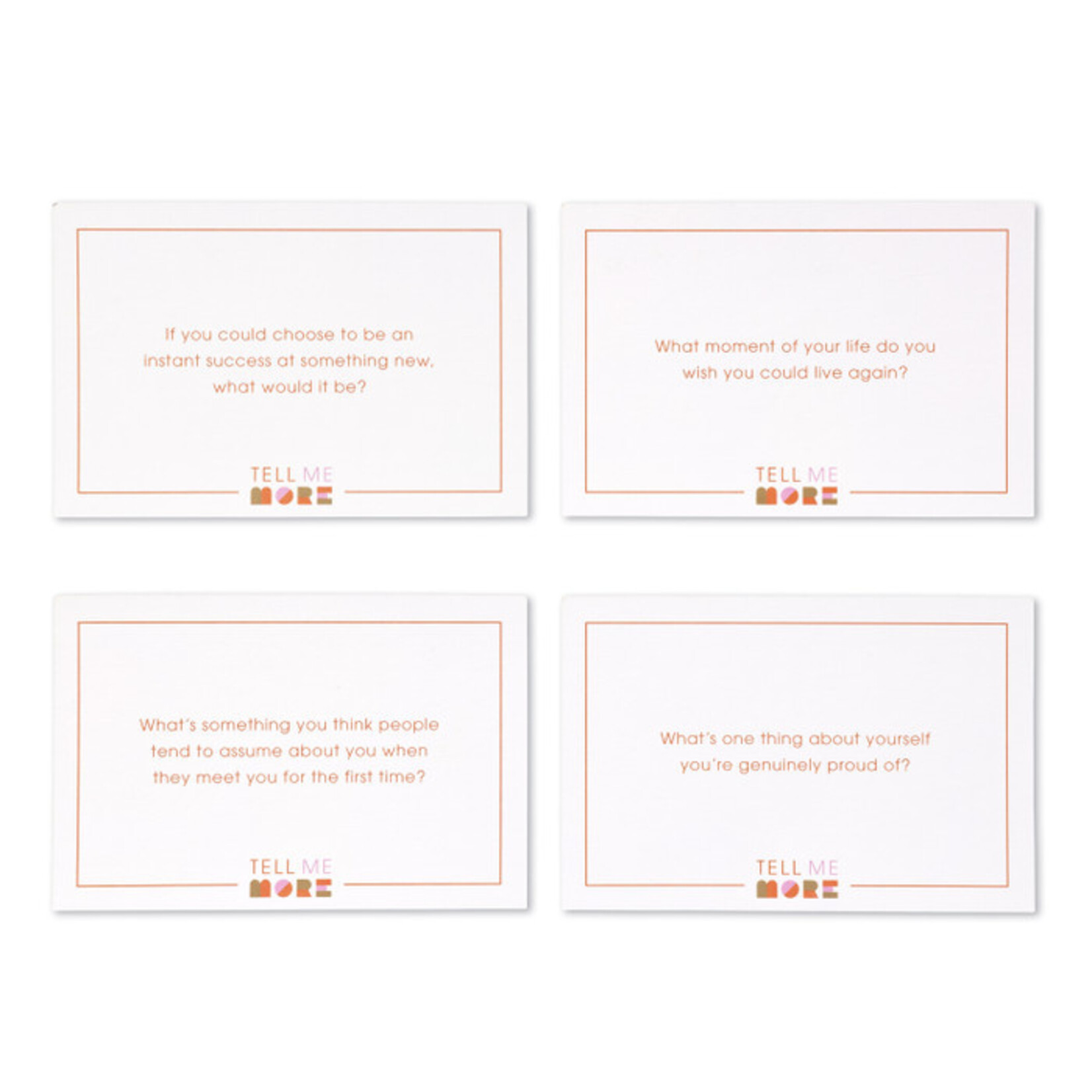 Tell Me More - Card Set