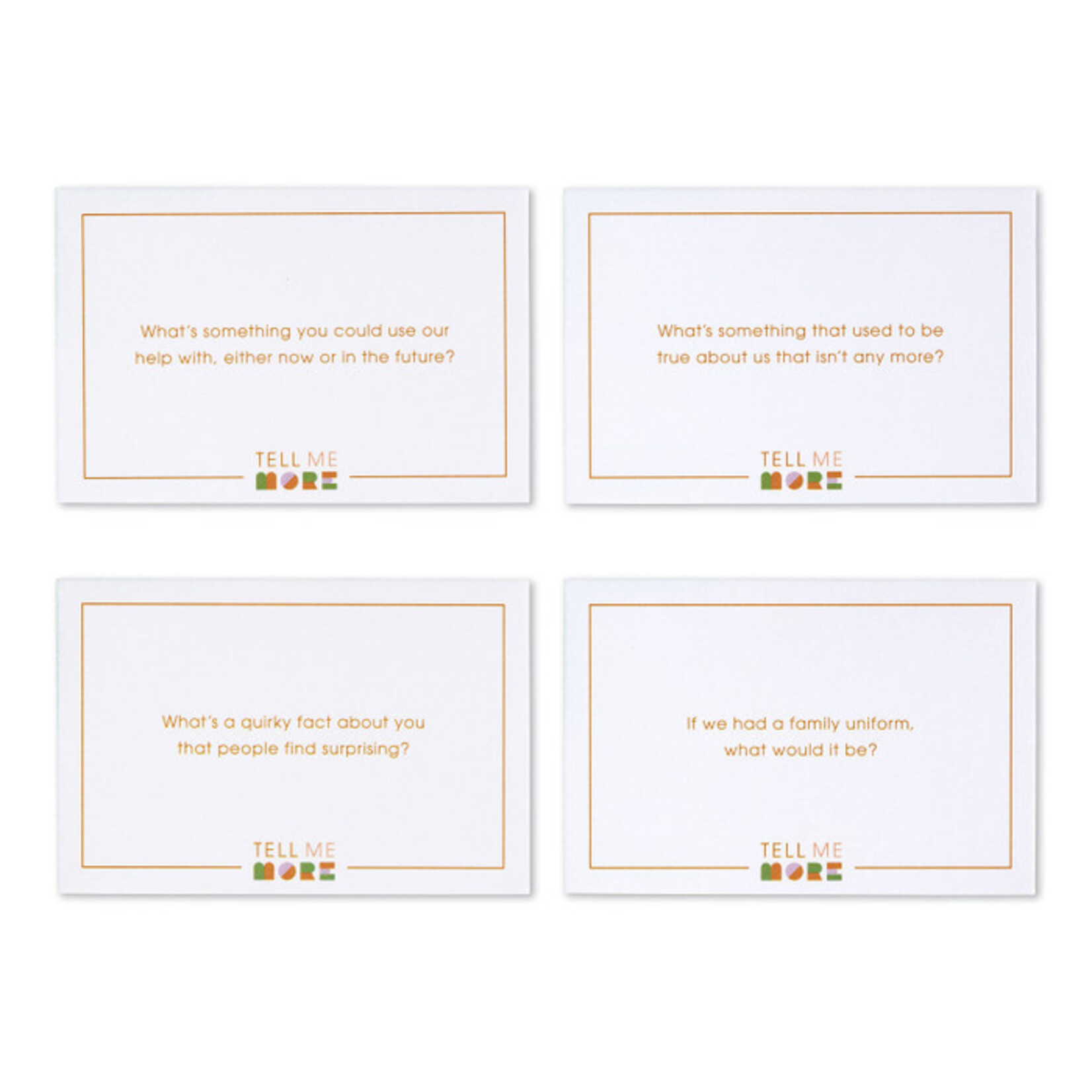 Tell Me More: Family Edition - Card Set