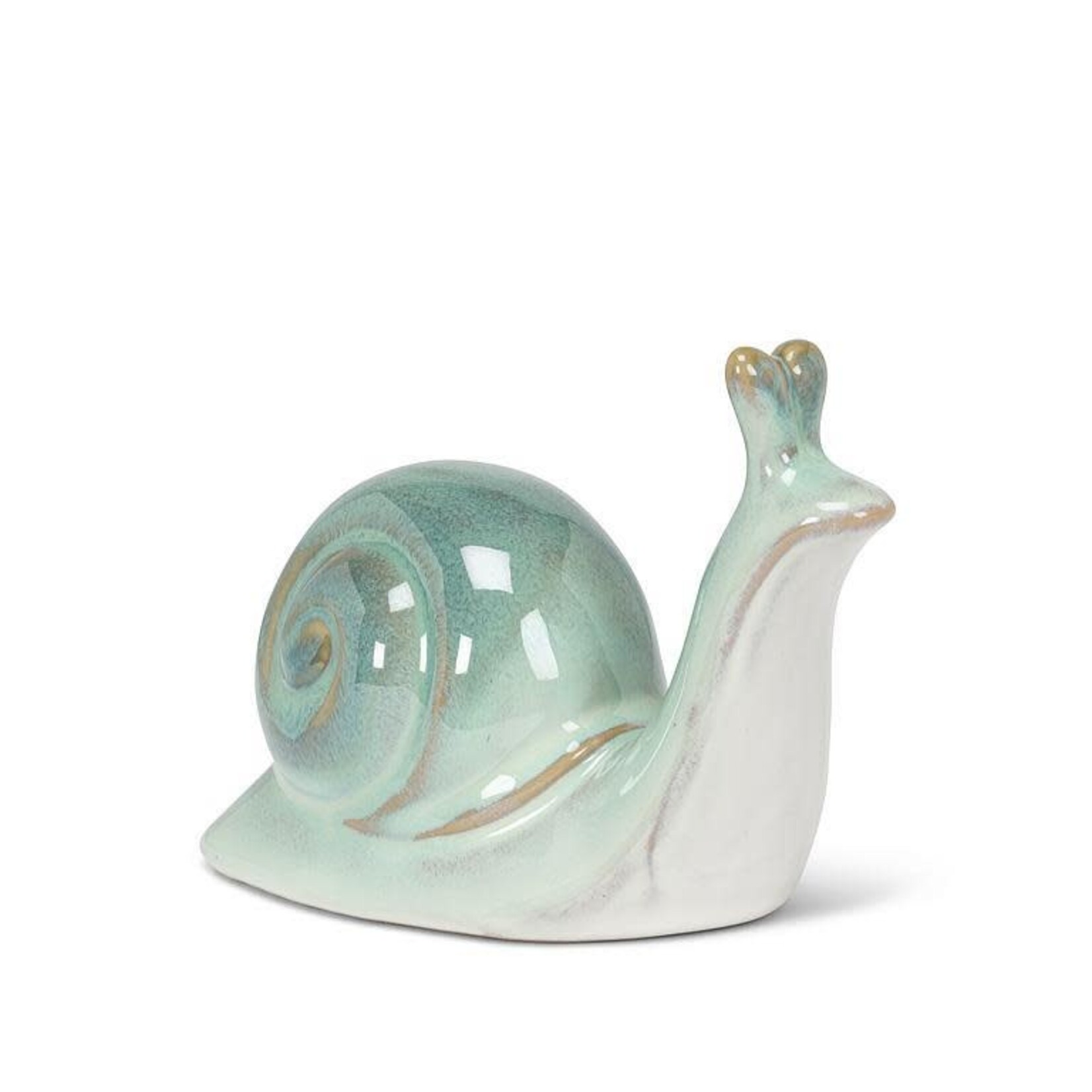 Turquoise Stoneware Snail