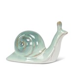 Turquoise Stoneware Snail