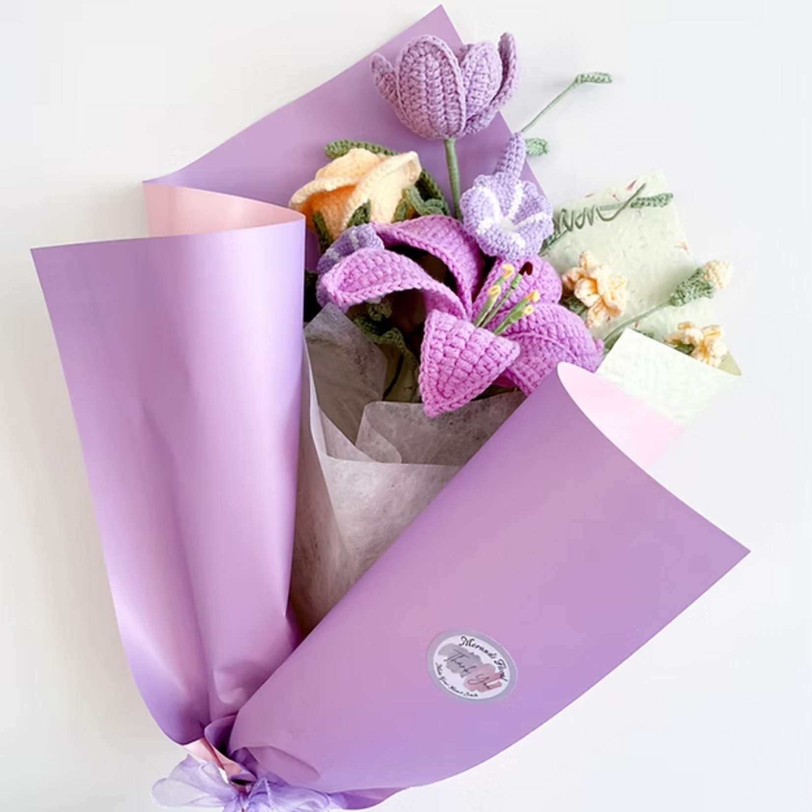 No Ordinary Love Crochet Flower Bouquet