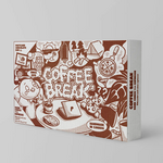 Coffee Break Dark Chocolate Postcard Bar