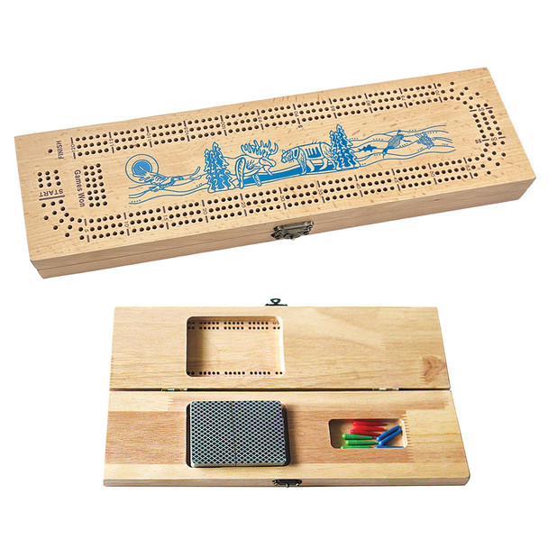 3-Track Cribbage Board - All My Relatives - Copper Alley Gift Boutique