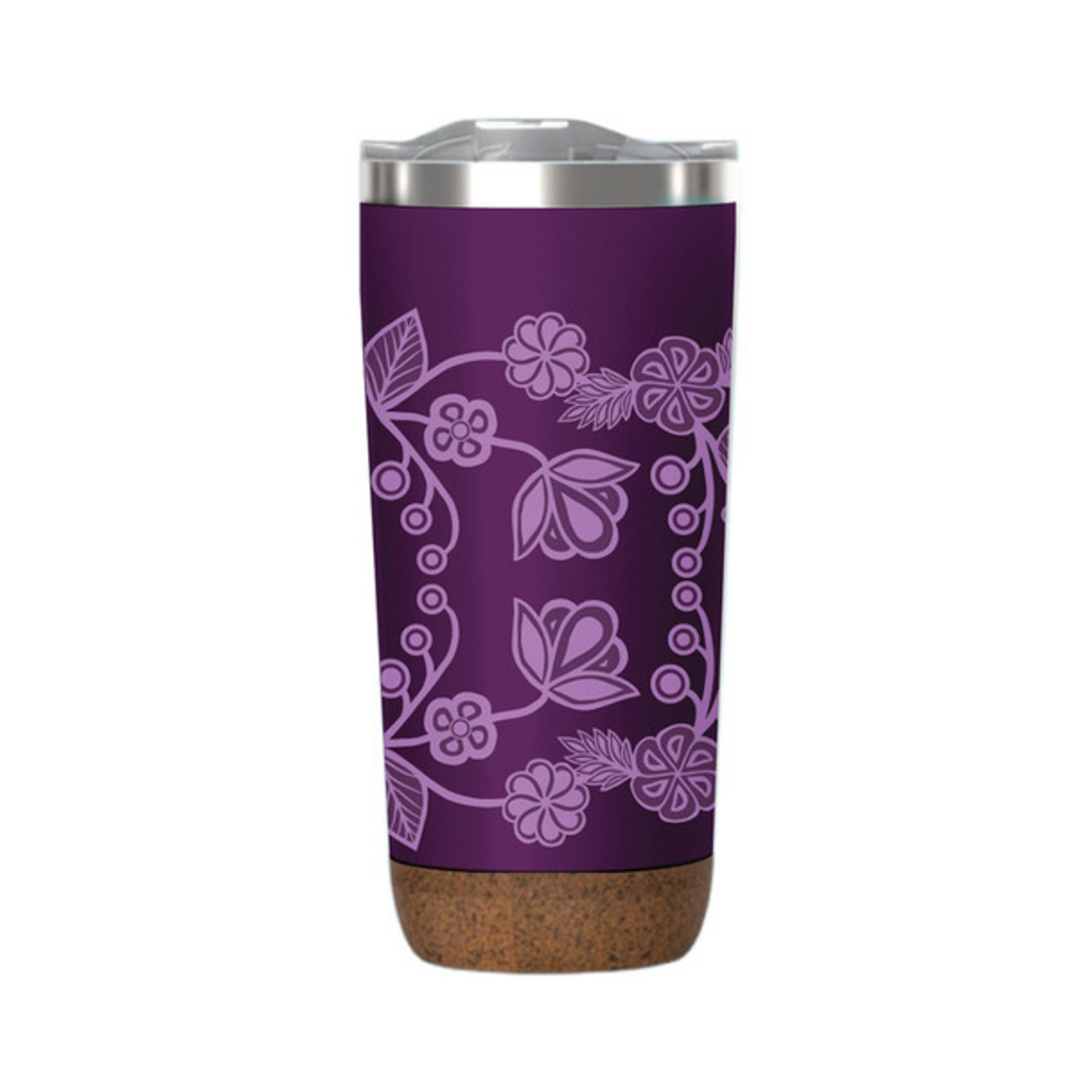 Ojibwe Florals Travel Mug - Storm Angeconeb