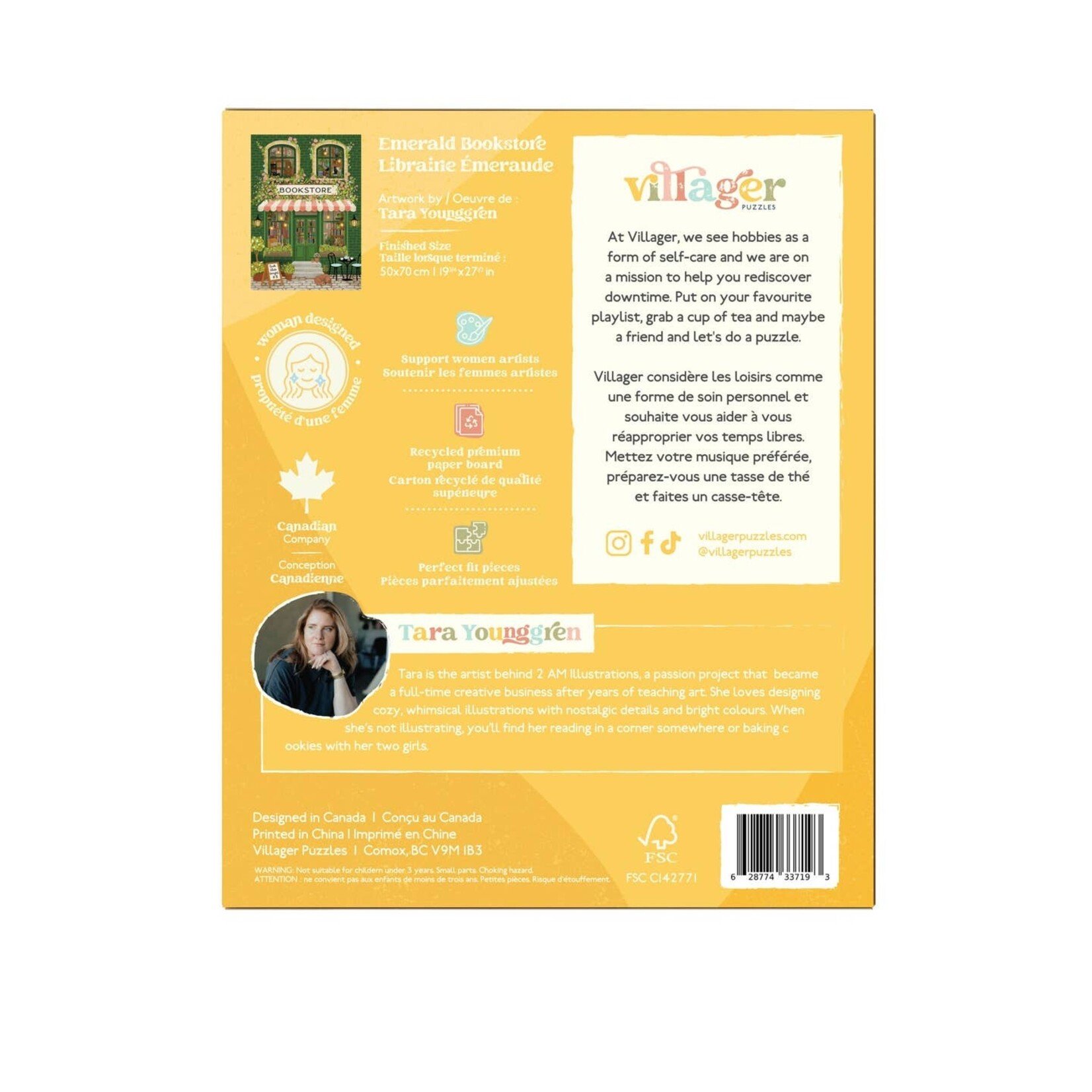 Emerald Bookstore  - 1000pc. Puzzle