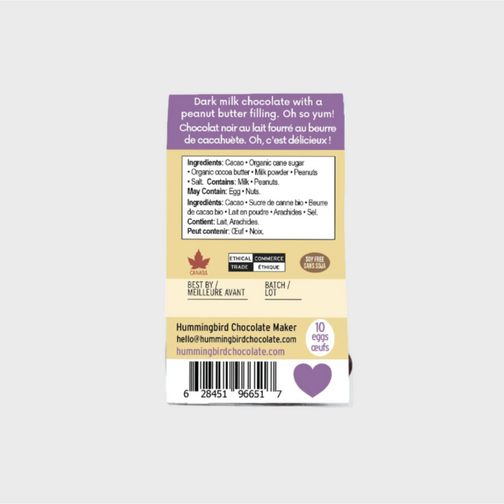 Mini Dark Chocolate Peanut Butter Eggs