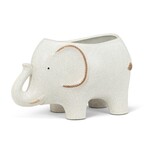Stoneware Elephant Planter