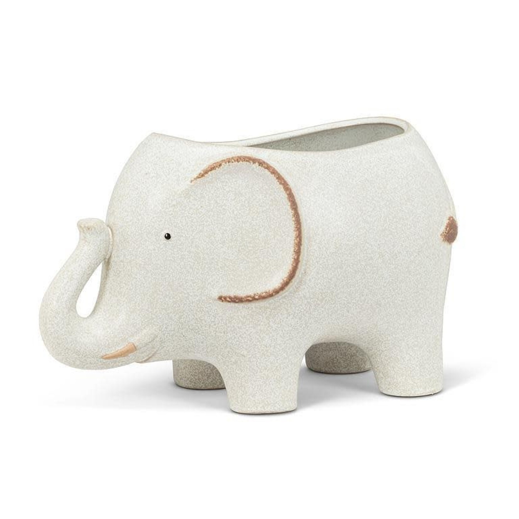 Stoneware Elephant Planter