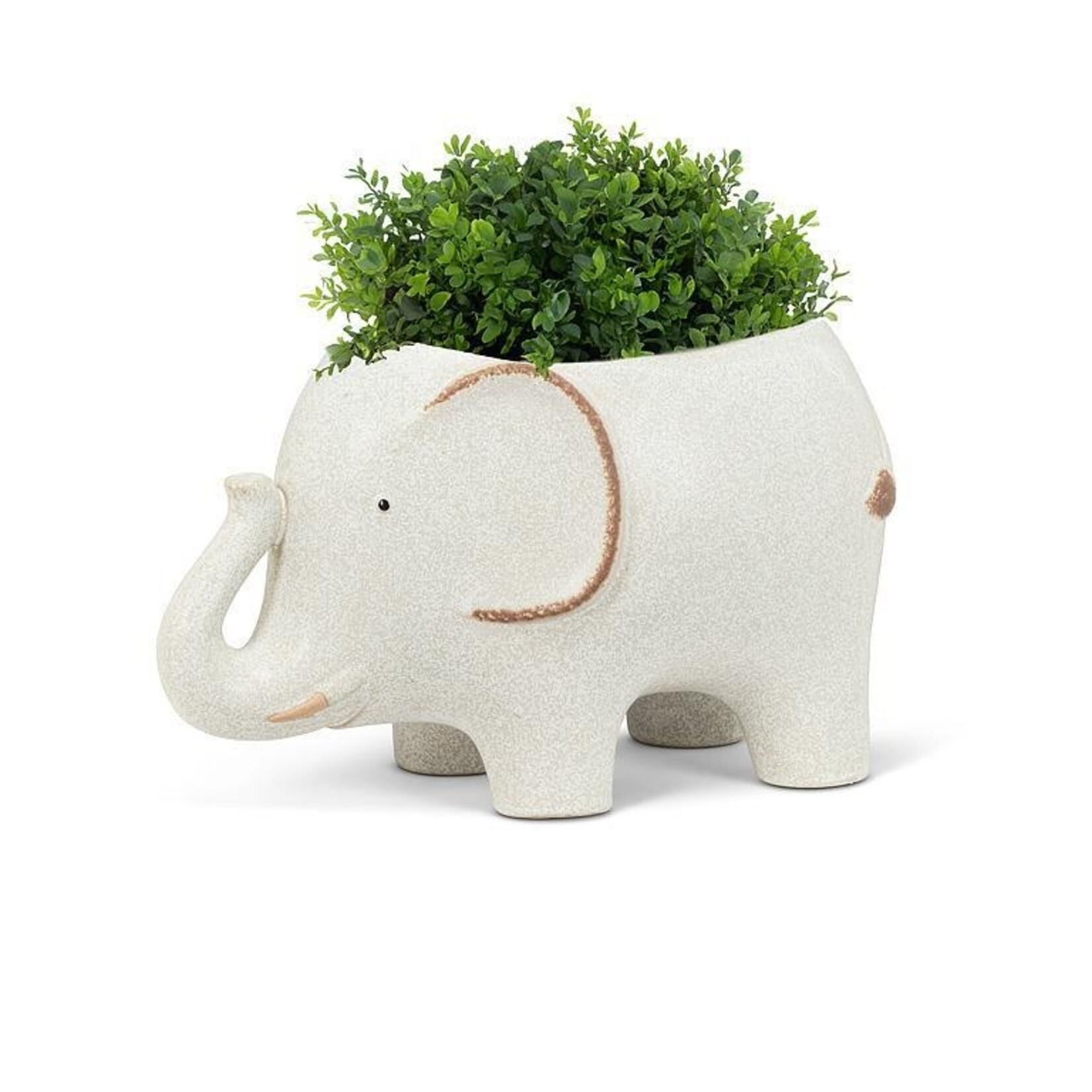 Stoneware Elephant Planter