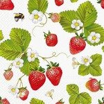 Strawberries & Bees Lunch Napkin