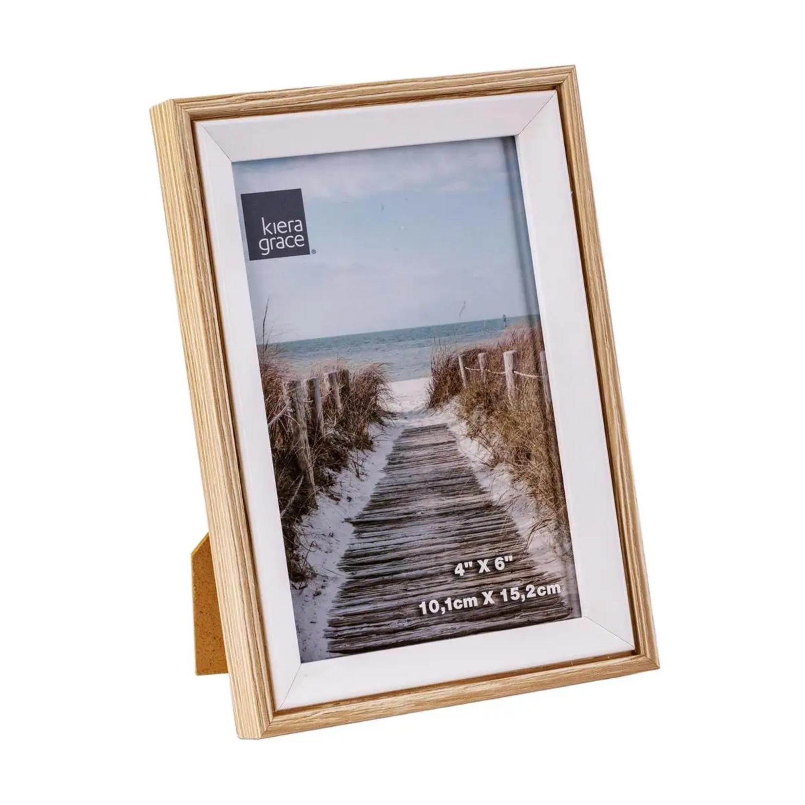 Frame 4x6 Oak & White Inset