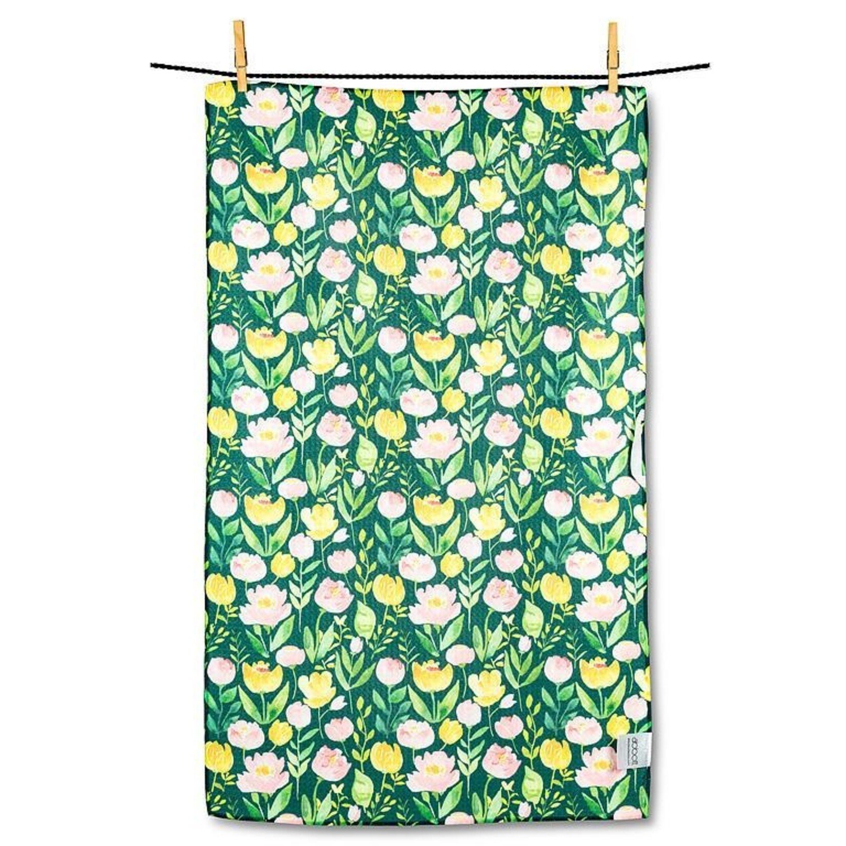 Floral Double Sided Kitchen Towel