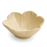 Buttercup Yellow Porcelain Flower Shaped Bowl