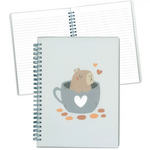 Spiral Bound Capybara Notebook